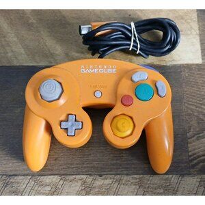 Nintendo GameCube Controller Orange Spice OEM DOL-003 - Tested *read info*